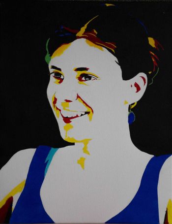 Août 2018 - Acrylique sur toile. Dim. : 33 x 41 cm