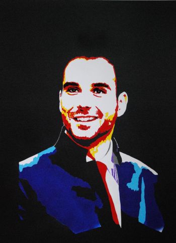 Août 2017 - Acrylique sur toile. Dim. : 60 x 81 cm