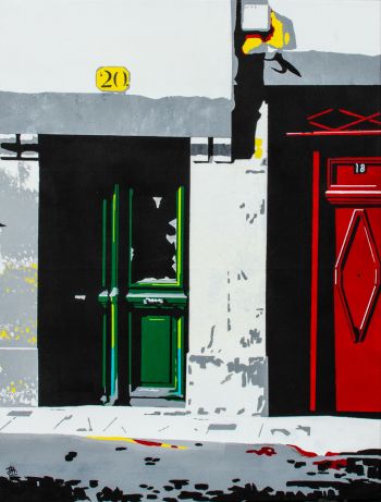 Avril 2020.
Acrylique sur toile.
Dim: 50 x 65 cm.