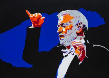 Juillet 2020. Portrait de Valery Gergiev dans son interprétation du quatrième mouvement de la symphonie pathétique de Tchaïkovski.
Acrylique sur toile 70 x 50
