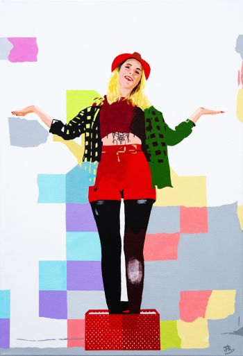 Janvier 2022 - Acrylique sur toile - Dim: 50 x 73 cm - Avec la collaboration d'Emeline Surprise