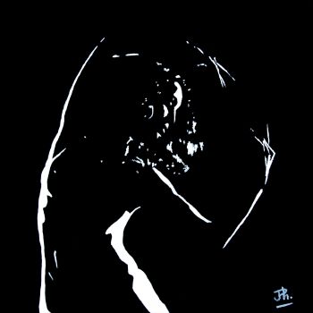 Mars 2022 - Acrylique sur toile - Dim: 30 x 30 - Avec la participation de Gwen