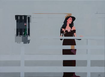 Mai 2023 - Acrylique sur toile. Dim: 73 x 54