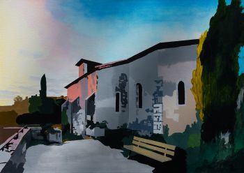 Avril 2023 - Acrylique sur toile. Dim: 70 x 50