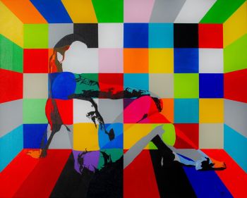 Février 2024 - Acrylique sur toile. Dim: 81 x 65