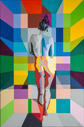 Mai 2024 - Acrylique sur toile. Dim: 54 x 81