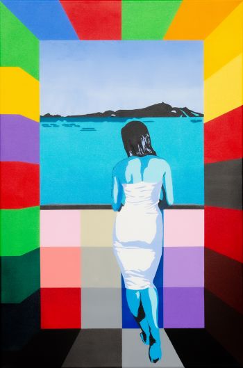 Mai 2024 - Acrylique sur toile. Dim: 54 x 81