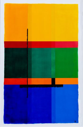 Décembre 2024 - Acrylique sur toile. Dim: 65x100