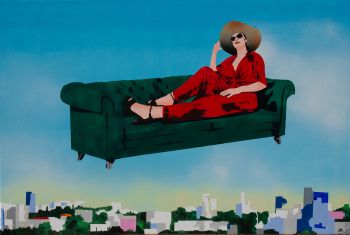 janvier 2025 - Acrylique sur toile. Dim: 90x60