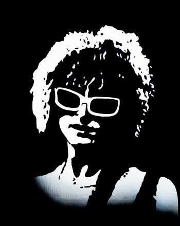 Portrait de Michel Polnareff
Septembre 2025 - Acrylique sur carton entoilé. Dim: 40 x 50 cm